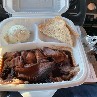 Beef Brisket lunch small pieces and portions for $18.27