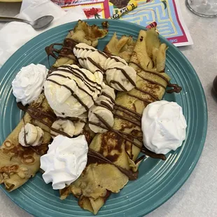 nutella banana crepes