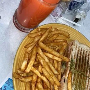 Chicken pesto Panini Lunch