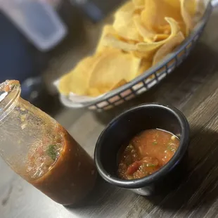CHIPS AND SALSA (MEDIUM/HOT SPICE LEVEL)
