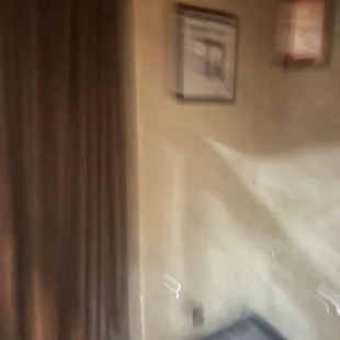 Entryway with curtain