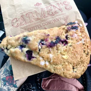 Lemon Blueberry Scone