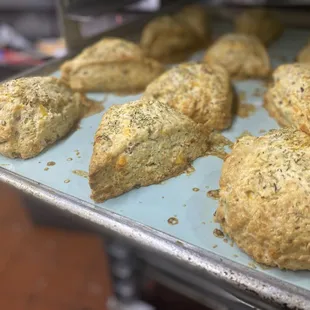 Rosemary Cheddar Bacon Scone