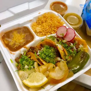 Tacos plate