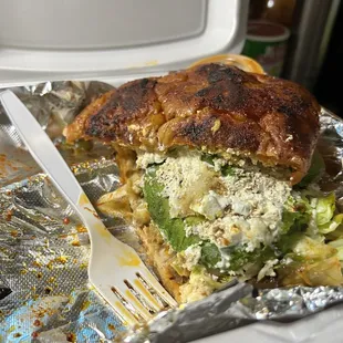 Pambazo. Simple dish from Mexico City region.