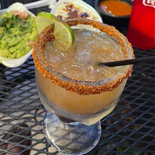 Tamarindo Margarita with tajin