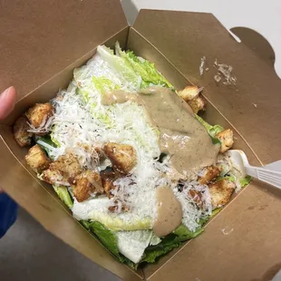 Caesar Salad ($12) freshest and best Caesar salad I've had in all of NYC, the dressing was amazing