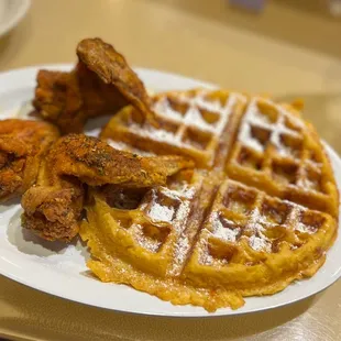 Chicken &amp; Sweet Potato Waffle