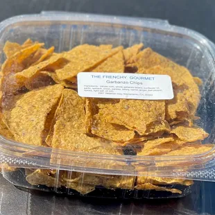(Frenchy Gourmet) Garbanzo Chips~ Perfectly crisp &amp; a delicious seasoning! Pair with their Kefir Cheese Cucumber Dill Spread!