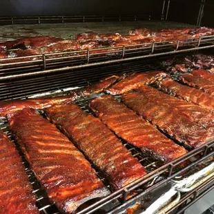We run full racks and half racks of ribs every weekend! So tender it falls off the bone.
