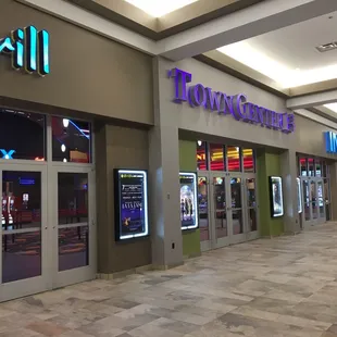 New movie theatre with IMAX entrance from inside mall