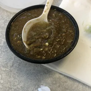 Salsa is good, add lemon and salt it's even better