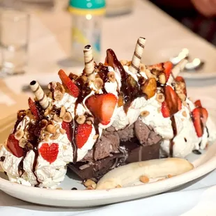 a chocolate sundae
