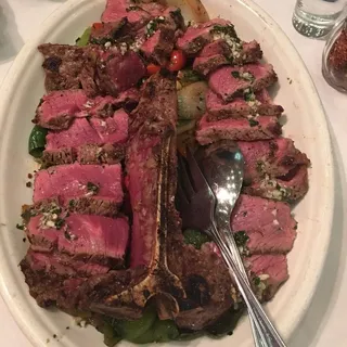 Porterhouse w/ Peppers & Onions
