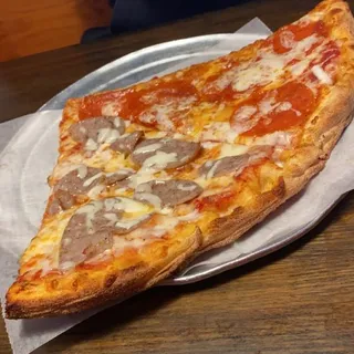 Slice of New York Thin Cheese Pizza