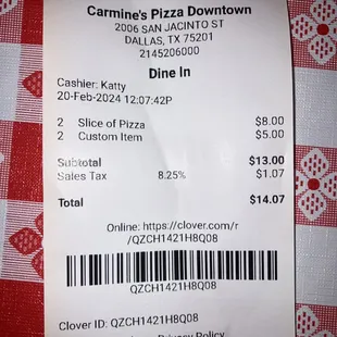 Increase of over $4 since last week