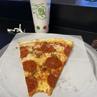 Definitely delicious pizza by the slice or pie great friendly staff and cute pizzeria location walking distance from The Fairmont Hotel