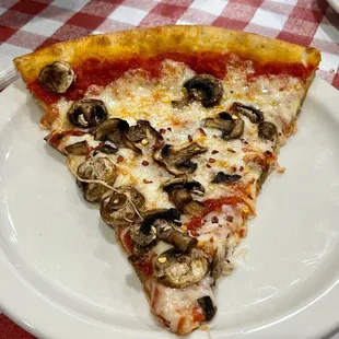 Mushroom pizza