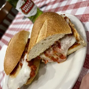 Chicken Parmigiana Hero