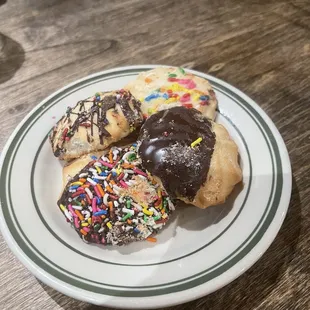 donuts, dough desserts, food