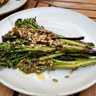 Grilled broccoli