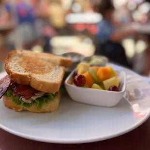 Roasted Turkey Club Sandwich