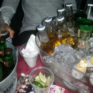 24 bottles of Coronas, Dos Equis, Modelo - $160