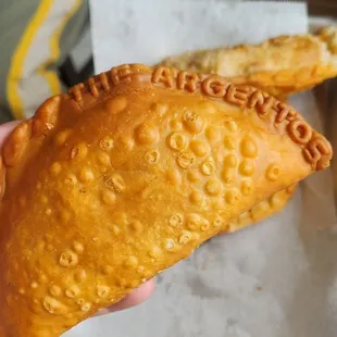 Perfectly cooked empanada