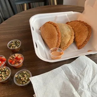 3 Empanadas Fritas