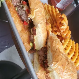 Insanely delicious steak sandwich