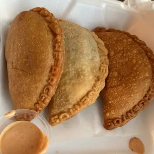3 Empanadas Fritas