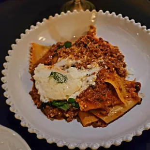 Lamb Bolognese Papperdelle