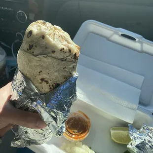 Chile Verde Spicy Burritos