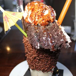 Oreo cookie shake