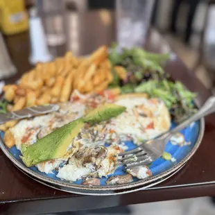 Egg white Californian omelet