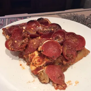 Spicy Pepperoni Pizza Slice