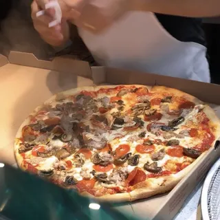 Mushroom Pizza Pie