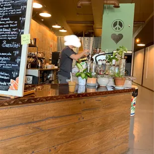 Coffee counter