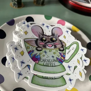 Shop sticker