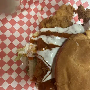 Buffalo chicken sandwich