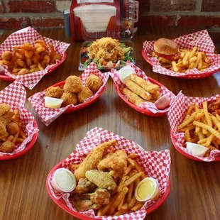 WINGS.  BURGERS.  SALADS.  AND MORE.