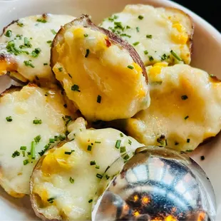 Mini twice-baked potatoes