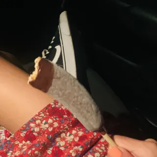 Frozen Banana Chocolate-Dipped