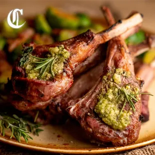 What's your proudest meat dish? Share your best BBQ creation. These lamb chops were crafted by Beatriz Vollbracht, my mom, with love.