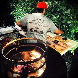 @ssmanuelivan recently booked our Grill Master Service for a backyard cookout, and let's just say, the grill stayed HOT all night!