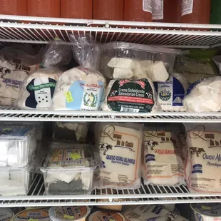 Latin american dairy products. Producto Latino-americano