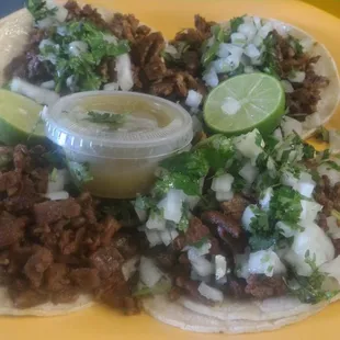 a plate of mexican food