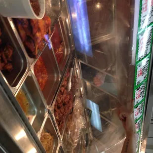 a person selecting food from a del corona del corona del corona del corona del corona del corona del corona