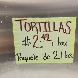 2lbs of fresh, hot, delicious corn tortillas for $2.49 from Carniceria Del Rancho in Mesa