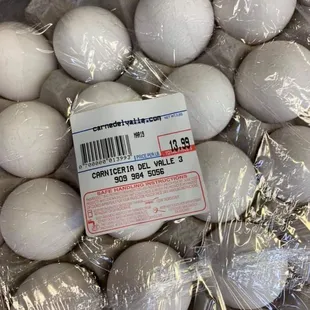 a package of eggs